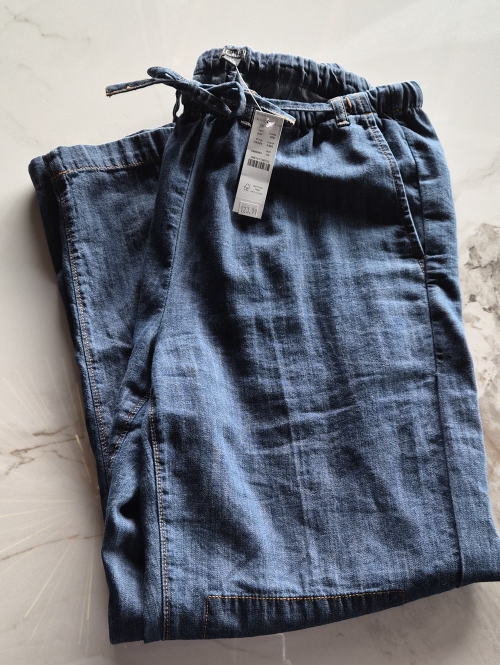 NWT J. Crew Destin Chambray Pant